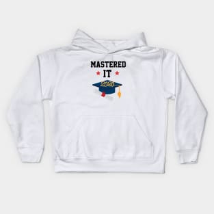 Mastered It 2020 - Funny College Graduation Gift Kids Hoodie